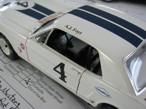 AJ Foyt Ford Mustang First Trans Am Race Model Car