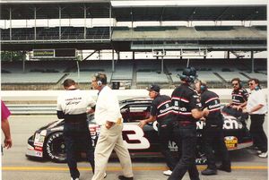 AJ Foyt in Dale Earnhardt Car 1992