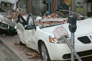 Pontiac G6 Crushed by Hurricane Katrina