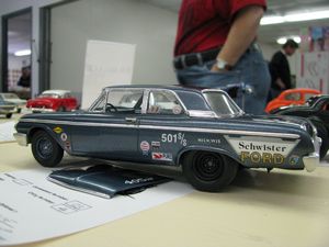 1962 Ford Galaxie Drag Racer Model Car