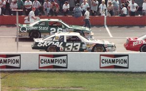 1987 Harry Gant Car at the 1987 Champion Spark Plug 400