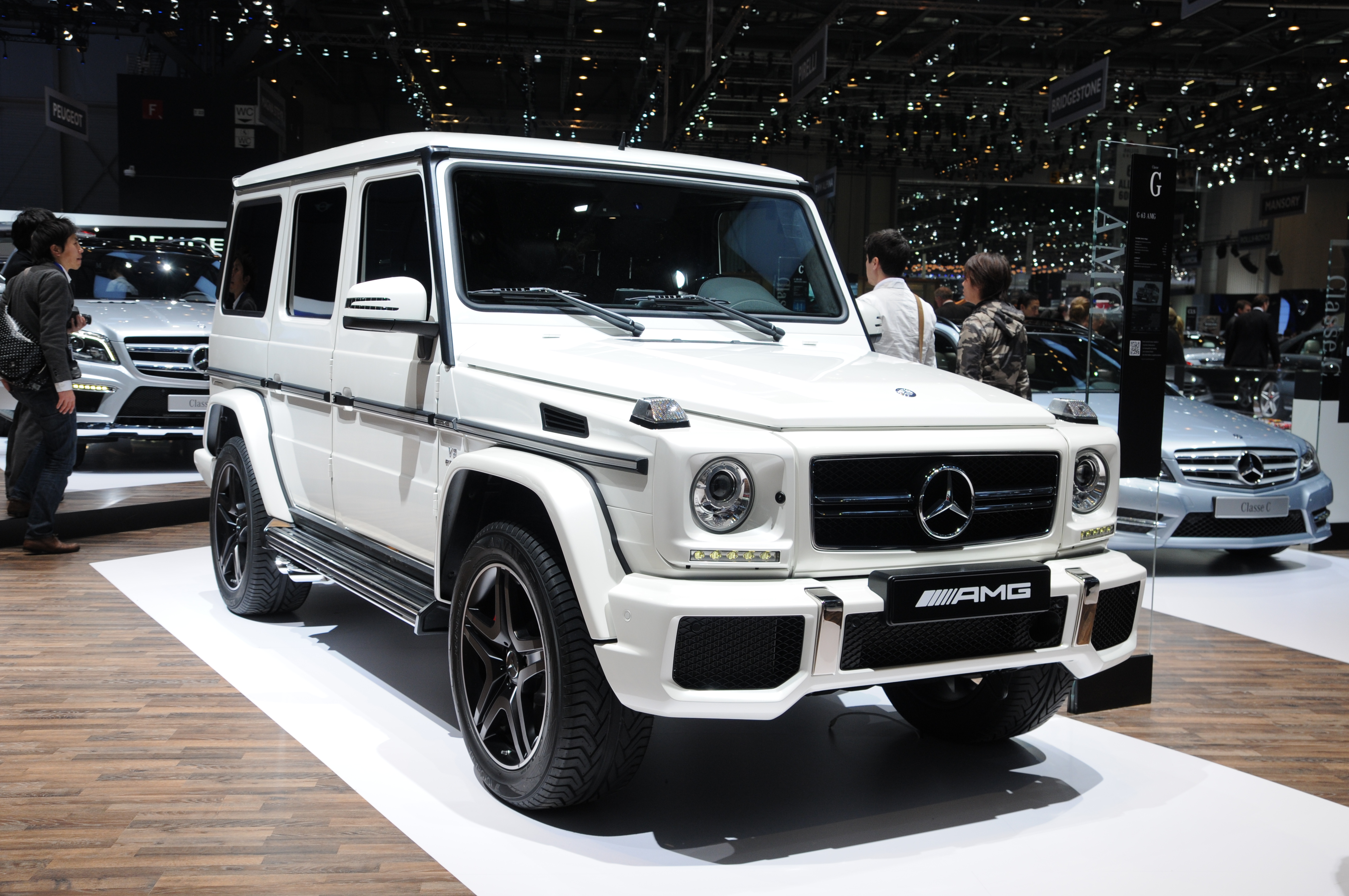 Мерседес g65 AMG белый