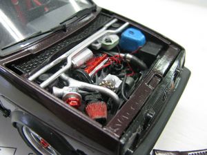Modified Volkswagen Golf Model Car