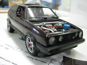 Modified Volkswagen Golf Model Car