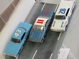 NASCAR Grand National Model Cars Diorama