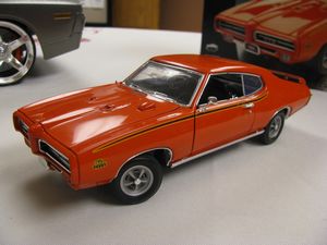 1969 Pontiac GTO Judge Testors Model