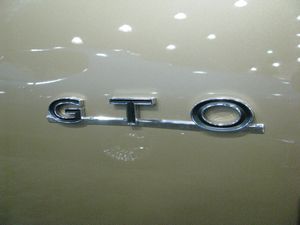 1967 Pontiac GTO Badge