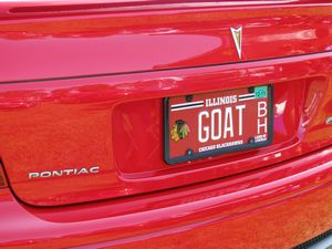 2nd Gen Pontiac GTO Chicago Blackhawks License Plate