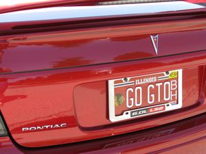 2nd Gen Pontiac GTO Chicago Blackhawks License Plate