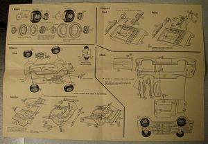 MPC 1968 GTO Pontiac Convertible Instructions