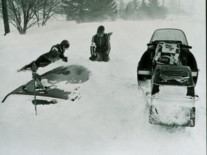 Car Buried in Snow