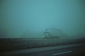 Early morning radiation fog