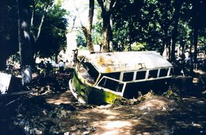 Flooded Volkswagen T2