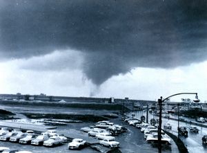 Tornado and Parking Lot