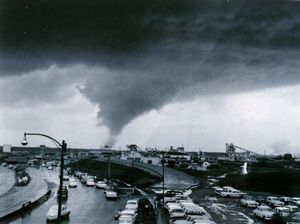 Tornado and Parking Lot