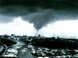 Tornado and Parking Lot