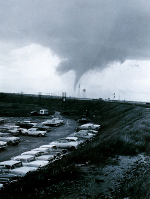 Tornado and Parking Lot