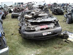 Mercury Sable Destroyed by Tornado