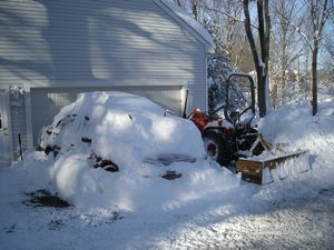 Snow-Covered Cars