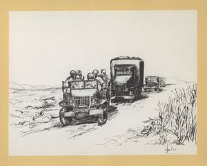 Korean War Mobile Weather Station Drawing