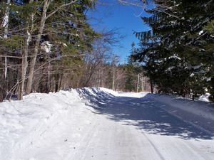 Snow Covered Road in West Virginia