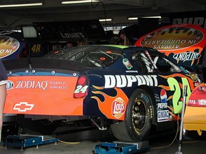 Jeff Gordon Car at the 2004 Checker Auto Parts 500