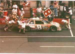 1989 Bobby Hillin, Jr. Car at the 1989 Champion Spark Plug 400