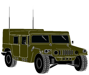 HMMWV Humvee Clipart