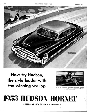 1953 Hudson Hornet Advertisement