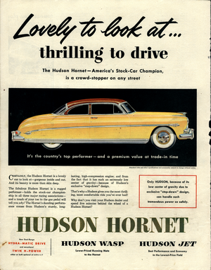Hudson Hornet Advertisement