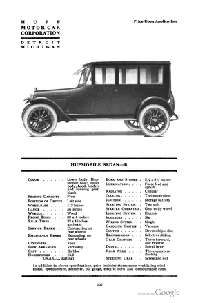 Hupmobile Sedan R