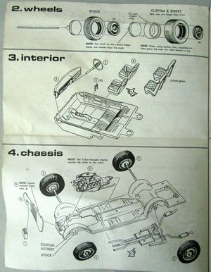 MPC '1969 Chevy SS 427 Impala Model Kit Instructions