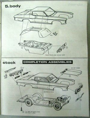 MPC '1969 Chevy SS 427 Impala Model Kit Instructions