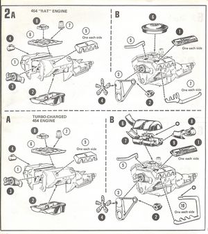 MPC '72 Chevy 454 Impala Model Kit Instructions