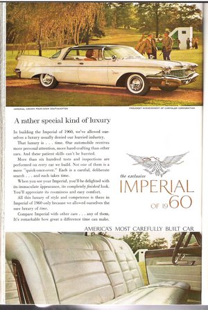 1960 Imperial Advertisement