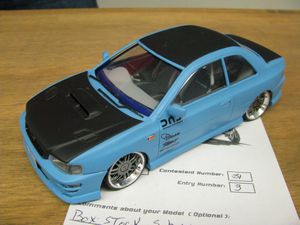 Modified Subaru Impreza Model Car
