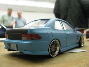 Modified Subaru Impreza Model Car