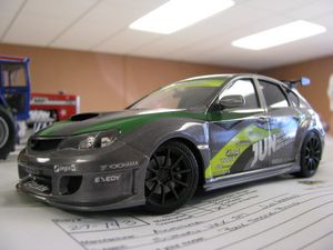 Jun Edition Subaru Impreza WRX STi Model Car