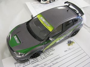 Jun Edition Subaru Impreza WRX STi Model Car