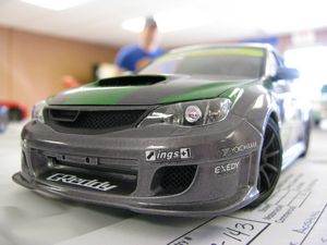 Jun Edition Subaru Impreza WRX STi Model Car