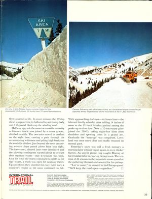 1969 International Trail Plow Trucks