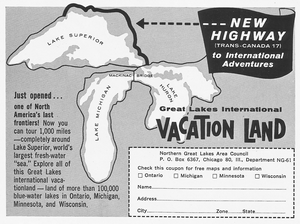 Northern Great Lakes Area Council Ad, Trans-Canada Highway 17