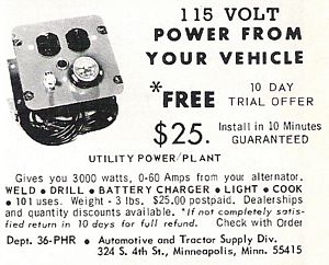 115V Power Converter Advertisement