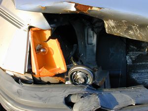 Broken Headlight