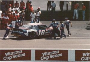 1987 Dale Jarrett Car at the 1987 Champion Spark Plug 400