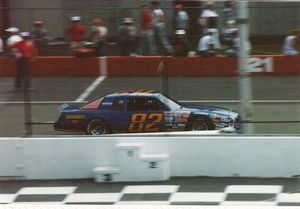 1987 Rick Jeffrey Car at the 1987 Champion Spark Plug 400