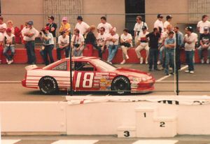 1989 Rick Jeffrey Car at the 1989 Champion Spark Plug 400