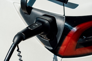 Juice Cable Charging an Electric Car