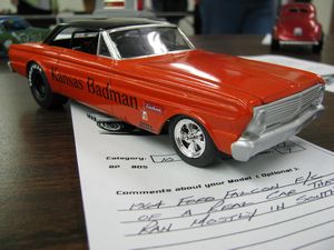 1964 Ford Falcon Kansas Badman Drag Race Model Car