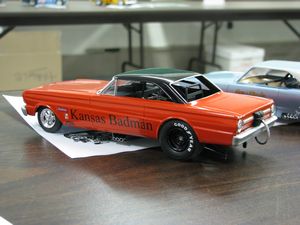 1964 Ford Falcon Kansas Badman Drag Race Model Car